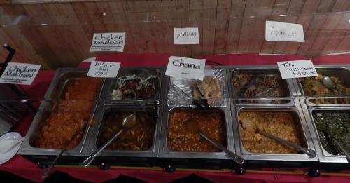Buffet items - Chicken Makhani, Chicken Tandoori, Chana, Bhatura, Masala - Flavors Indian in Canandaigua, NY