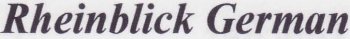Logo of Rheinblick German in Canandaigua, NY