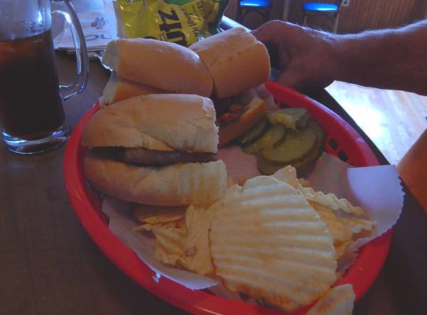 Sausage Sandwich at Rocky's Cafe Canandaigua, NY